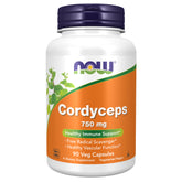 NOW Foods Cordyceps 750 mg - 90 Veg Capsules